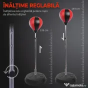 HomCom Sacco da Boxe Punching Ball con Guantoni e Pompa 