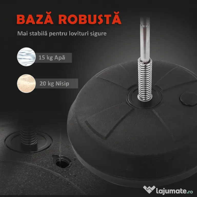 HomCom Sacco da Boxe Punching Ball con Guantoni e Pompa