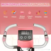 Bicicleta pliabila 2 in 1, bicicleta fitness, bicicleta pentru sport 97x51x115cm HOMCOM | Aosom Romania