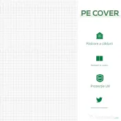 Outsunny Mini Seră Portabilă din PE pentru Grădină, cu Uși cu Fermoar și Acoperiș pentru Protecție UV/Apă, 180x90x90 cm, Alb | Aosom Romania 