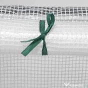 Outsunny Mini Seră Portabilă din PE pentru Grădină, cu Uși cu Fermoar și Acoperiș pentru Protecție UV/Apă, 180x90x90 cm, Alb | Aosom Romania 