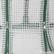 Outsunny Mini Seră Portabilă din PE pentru Grădină, cu Uși cu Fermoar și Acoperiș pentru Protecție UV/Apă, 180x90x90 cm, Alb | Aosom Romania 
