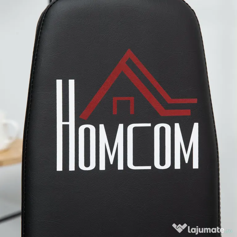 HOMCOM Statiune fitness cu greutati de 45kg pentru antrenament profesional la tine acasa, din otel, 135x103x210cm, Negru | Aosom Romania