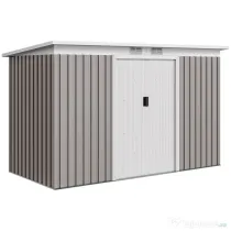 Outsunny Casuta pentru unelte de gradina, 277x130x173cm, verde | Aosom Romania