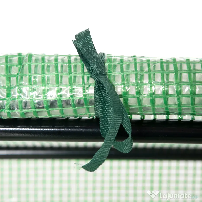 Outsunny Seră de Grădină Tip Cabană cu Acoperiș din PE, Seră pentru Grădină cu Țăruși și Margini Extinse, 120x60x60 cm, Verde | Aosom Romania