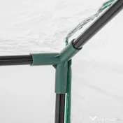 Outsunny Mini Sera de Gradina sera pentru plante cu 2 Ferestre Rulou si Copertina PVC Anti-UV, Transparenta | Aosom Romania 