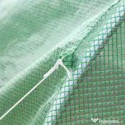 Outsunny Sera de Grădină Tip Tunel 3x2x2 m cu Ușă Rulabilă și 6 Ferestre cu Plasă, Sera pentru Grădină cu Structură din Oțel și Acoperire PE, pentru Legume, Flori, Fructe, Anti UV, Verde | Aosom Romania