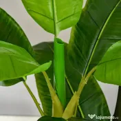 HOMCOM Bananier Planta in Ghiveci, Bananier Artificial, Planta Artificiala de Interior si Exterior, 150 cm 