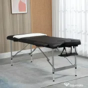 Homcom Masa Masaj 186×71 cm – Portabila, Reglabila 