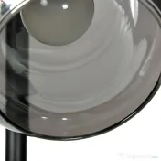HOMCOM Lampă de Podea cu 3 Abajururi, Lampă pentru Camera de Zi cu Abajur Glob din Sticlă(Becul nu este inclus), Φ36x162 cm, Gri | Aosom Romania 
