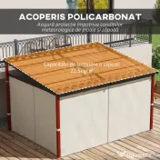 Outsunny Pergola de Gradina cu Pereti Laterali | Aosom Romania 