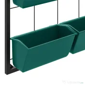 Outsunny Jardiniera de perete pe 3 nivele cu 6 ghivece pentru int | Aosom Romania