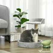 PawHut Copac de Zgariat pentru Pisici de 5kg, 41x41x44 cm, Gri | Aosom Romania 