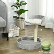 PawHut Copac de Zgariat pentru Pisici de 5kg, 41x41x44 cm, Gri | Aosom Romania 