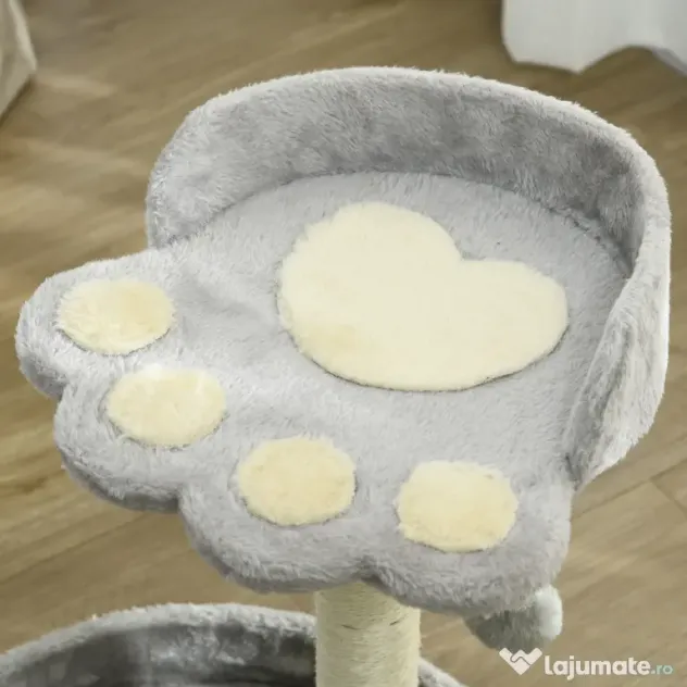PawHut Copac de Zgariat pentru Pisici de 5kg, 41x41x44 cm, Gri | Aosom Romania