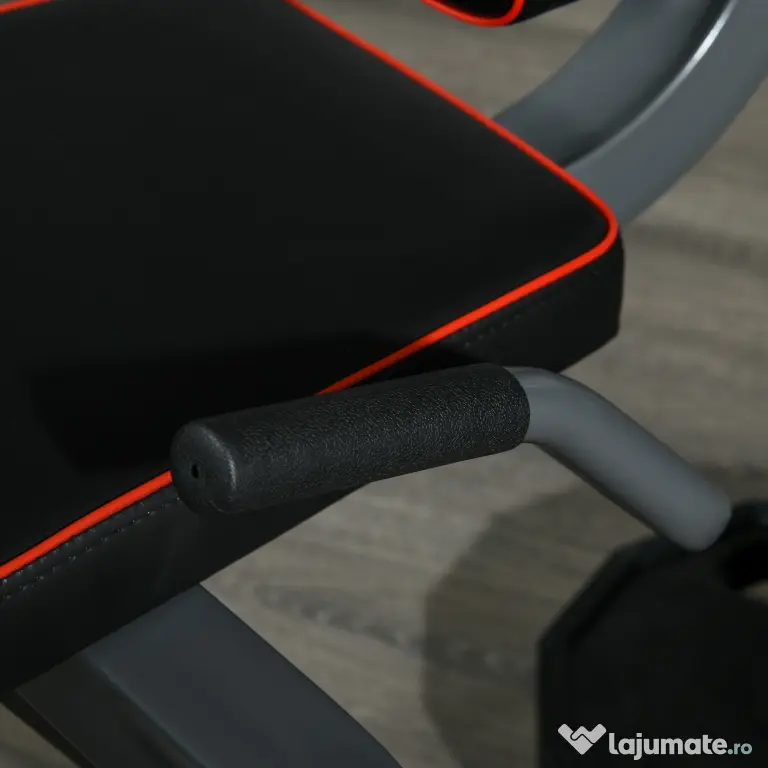 SPORTNOW Aparat pentru Gambe cu Spătar și Perne Reglabile și Spațiu pentru Greutăți, 100x90x105 cm, Negru | Aosom Romania