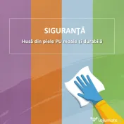 HOMCOM Set 4 Blocuri Moi pentru Copii 1-3 Ani, Spumă și Piele PU, Jucării de Cățărat, Multicolor | Aosom Romania