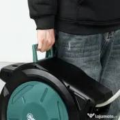 Outsunny Suport pentru Furtun de Grădină Retractabil cu Furtun de Apă 30+2 m, 7 Moduri, Negru