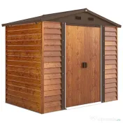 Outsunny Magazie Grădină Magazie Pentru Unelte Grădină Cu Uși Glisante 235.7x152x208.7cm | Aosom Romania 