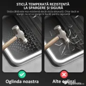 HOMCOM Oglindă de Baie Bluetooth LED 50 x 70 cm cu Anticeață - Argintiu | Aosom Romania 