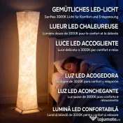 HOMCOM Lampă de Podea Modernă cu Întrerupător de Picior, din Oțel și Plastic, 25x25x129 cm, Alb și Argintiu | Aosom Romania 
