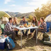 Outsunny Masă de Picnic Pliabilă | Aosom Romania