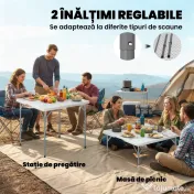 Outsunny Masă de Picnic Pliabilă | Aosom Romania