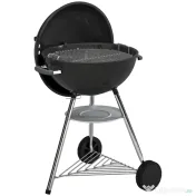 Outsunny Grătar rotund tip kettle | Aosom Romania