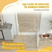 PawHut Barieră extensibilă divizor | Aosom Romania