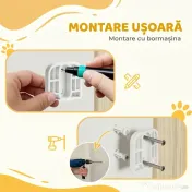 PawHut Barieră extensibilă divizor | Aosom Romania