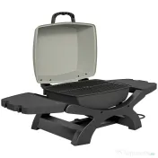 Outsunny barbecue electric 2300W, portabil de masă cu rafturi laterale, culoare negru. | Aosom Romania 