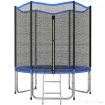 SPORTNOW trambulină elastică, trambulină, covor elastic, trambulină elastică de grădină, trambulină cu plasă | Aosom Romania