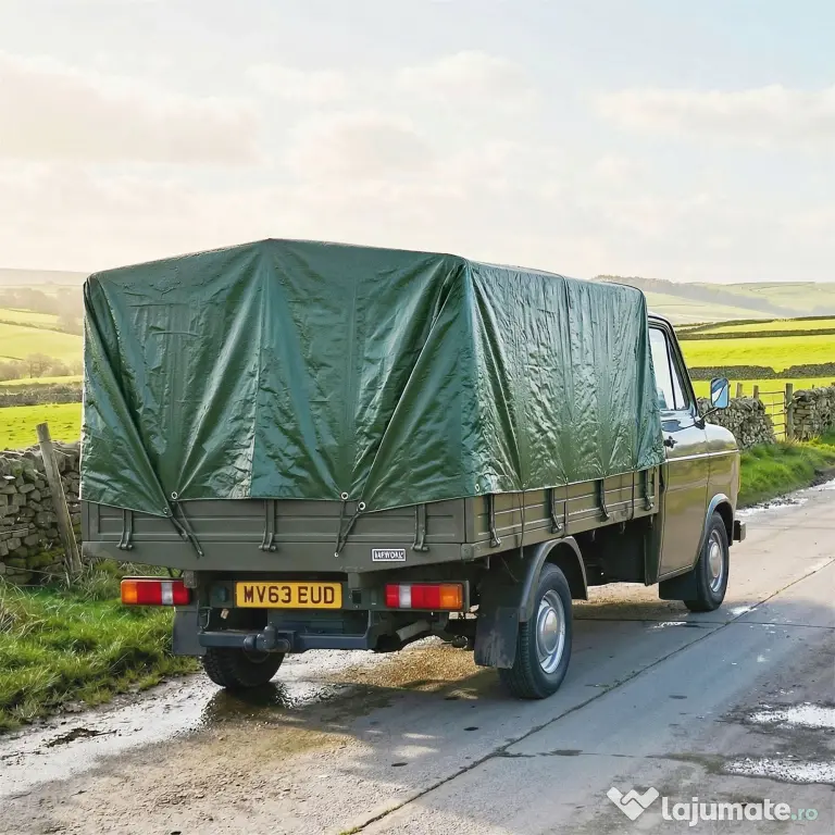Outsunny Prelată Exterioară Impermeabilă 6x4 m, Prelată din PE cu Ochiuri Reîntărite, Rezistentă la UV pentru Mobilier de Grădină, Sere, Lemn de Foc, Verde | Aosom Romania