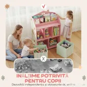 AIYAPLAY mobilier organizare jucării mobilă depozitare | Aosom Romania 