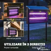 Outsunny capcană electrică insecte | Aosom Romania