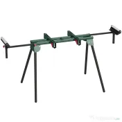 HOMCOM Suport pentru Troncatrice cu Brațe Reglabile, Picioare Pliabile, Înălțime Ajustabilă, Capacitate 150 kg, Verde 