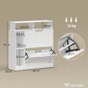 HOMCOM dulap pantofar | Aosom Romania