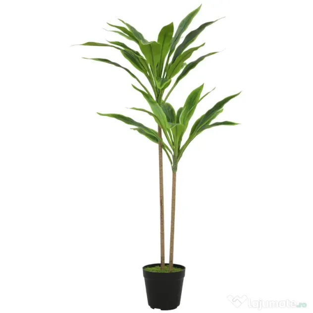HOMCOM Arbori Decorativi Artificiali Mari pentru Birouri, Intrări, Interior, Plante Decorative False, Verde