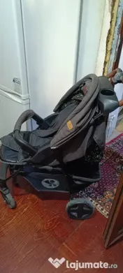 Căruț bebe cu 3 module de somn 