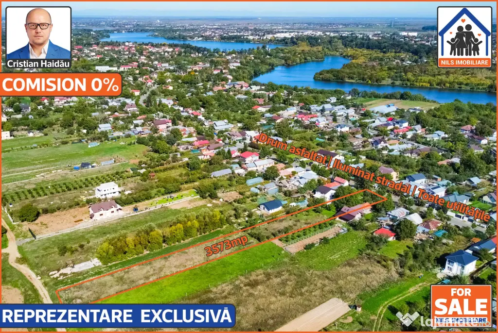 Teren intravilan | 3573mp | Toate utilitatile! | Buftea IF