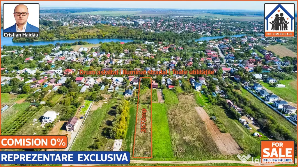 Teren intravilan | 3573mp | Toate utilitatile! | Buftea IF
