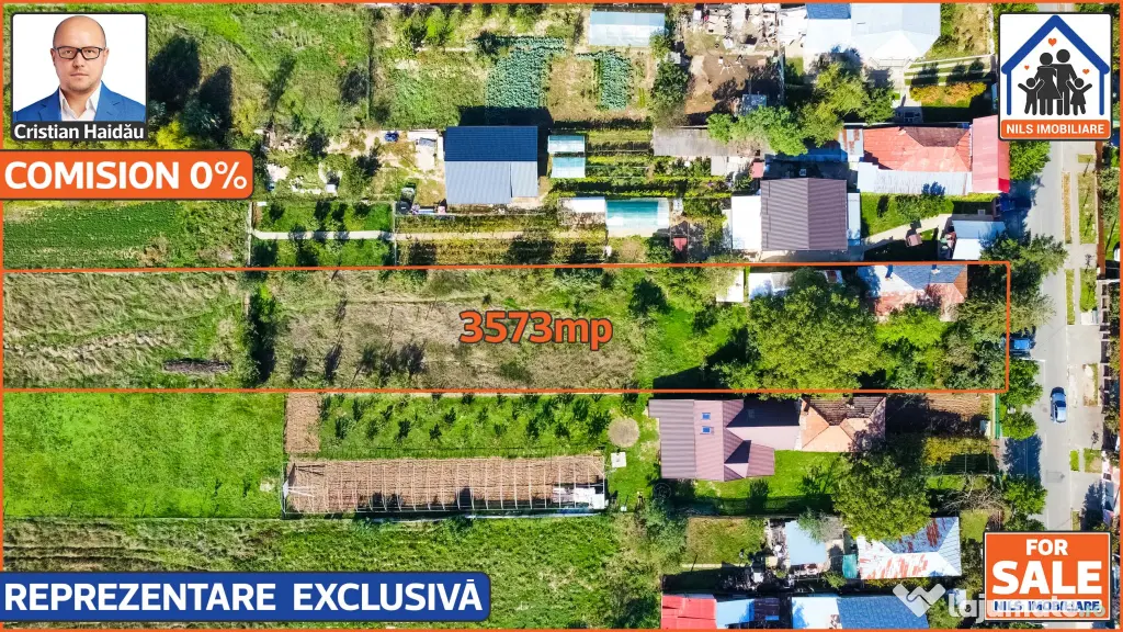 Teren intravilan | 3573mp | Toate utilitatile! | Buftea IF