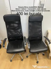 Scaun Markus piele naturală Ikea