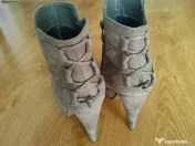 Botine gri - dama