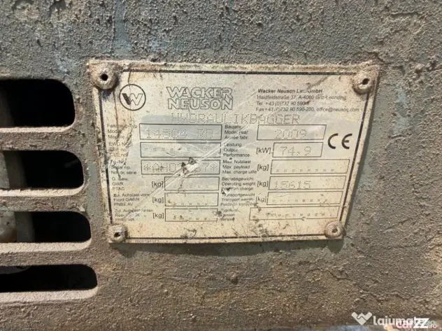 Reductor de rotire hidromotor de rotire excavator Neuson 14504 RD piese