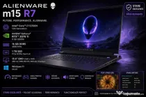 Laptop Alienware m15 R7,Intel i7,RTX 3070Ti,RAM:16 GB,SSD 1 TB, 15,6" QHD,240 Hz