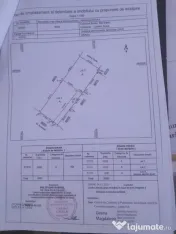 Teren intravilan Bradu 1312 mp 2 deschideri 