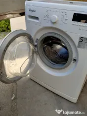 Masina de spalat rufe 6th Sense Whirlpool AWO/C62200, 1200 RPM, 6 kg, Clasa A++, Display LCD, Alb