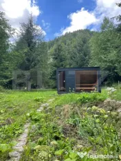 Cabană la munte cu saună finlandeză și teren generos