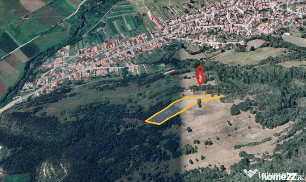 Teren extravilan 5500 mp, la padure zona Selimbar (Mohu) - Selimbar (Sibiu)